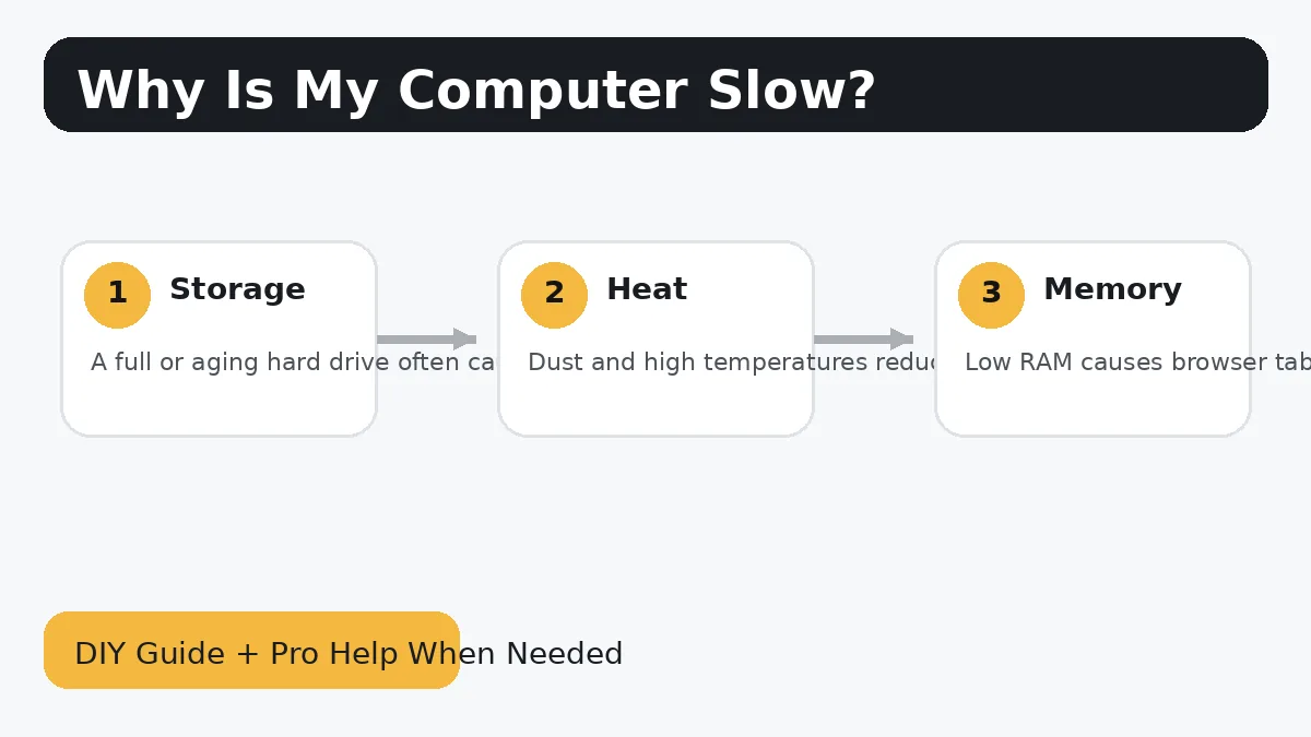 Step-by-step visual diagram for this DIY computer guide.
