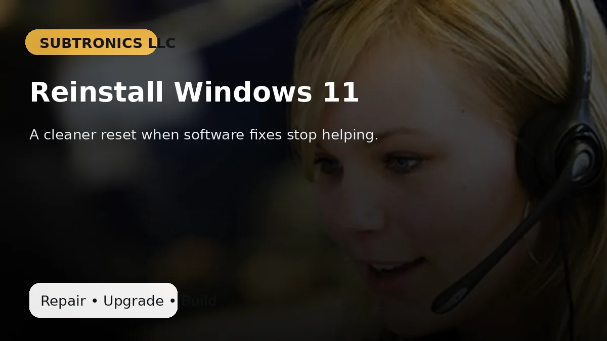 Fresh Windows Install guide