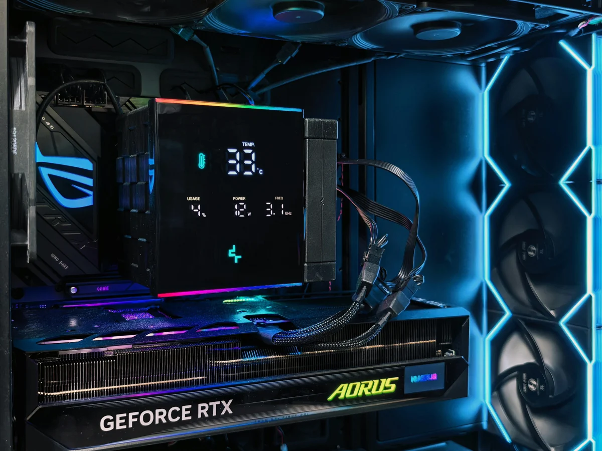 Showcase extreme gaming PC with premium lighting and components